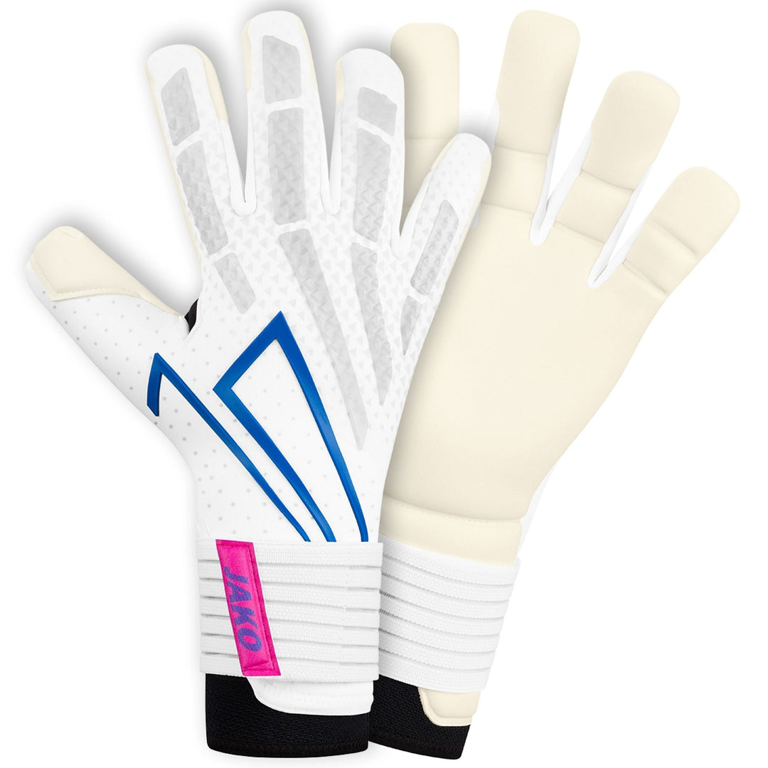 Jako Tw-Handschuh Rs89 Elite Hybrid Cut - weiß/rhodamine rot/blau