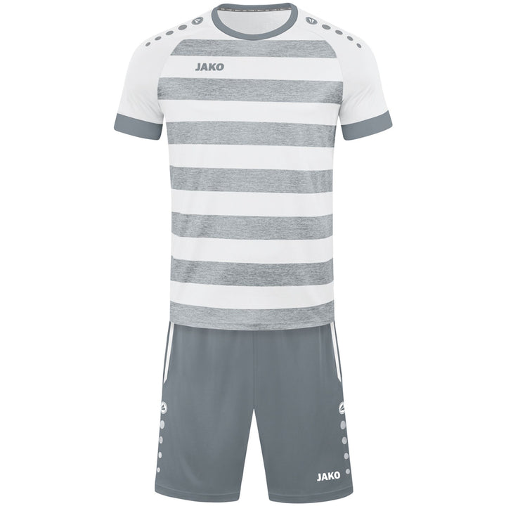 Jako Trikot Celtic Melange Ka - weiß/steingrau