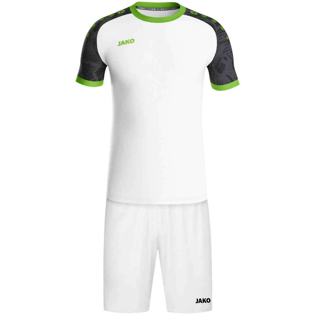 Jako Trikot Iconic Ka - weiß/schwarz/neongrün