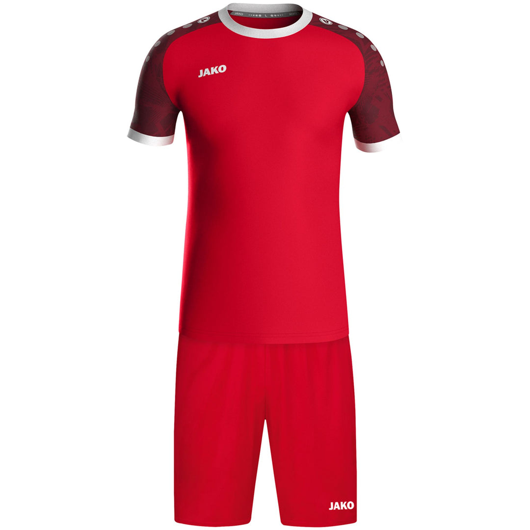 Jako Trikot Iconic Ka - sportrot/weinrot