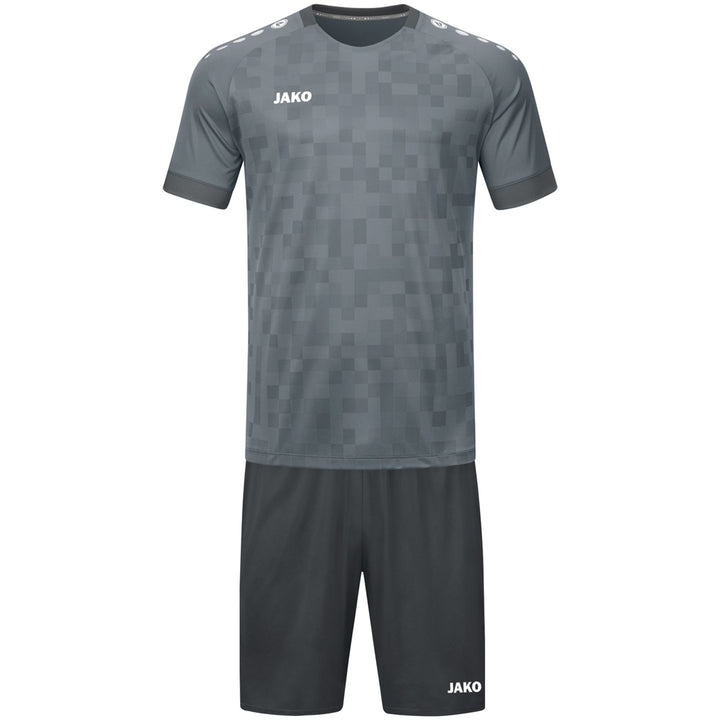 Jako Trikot Pixel Ka - steingrau