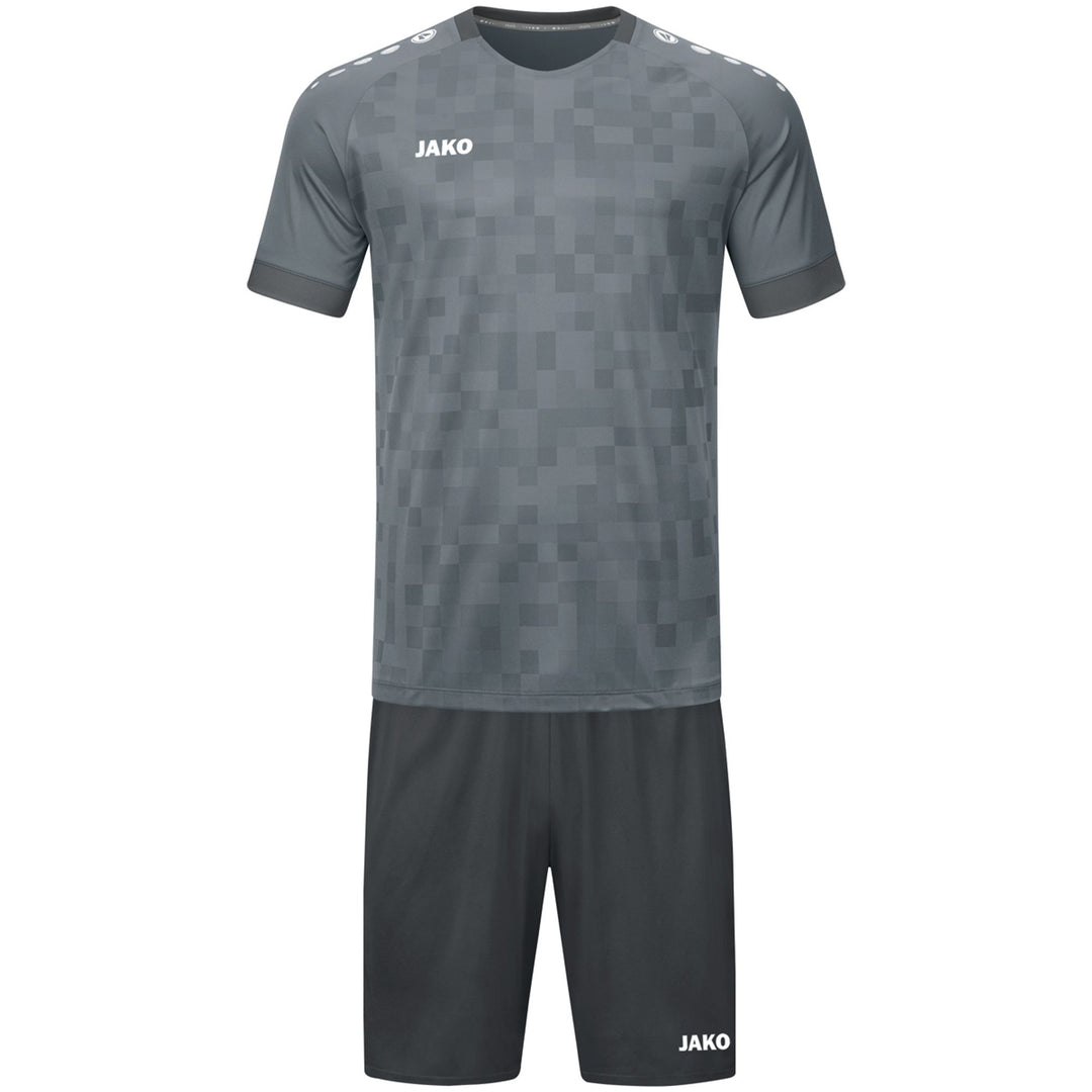 Jako Trikot Pixel Ka - steingrau