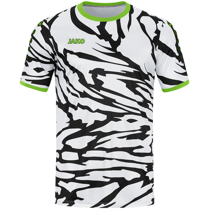 Jako Trikot Animal Ka - weiß/schwarz/neongrün