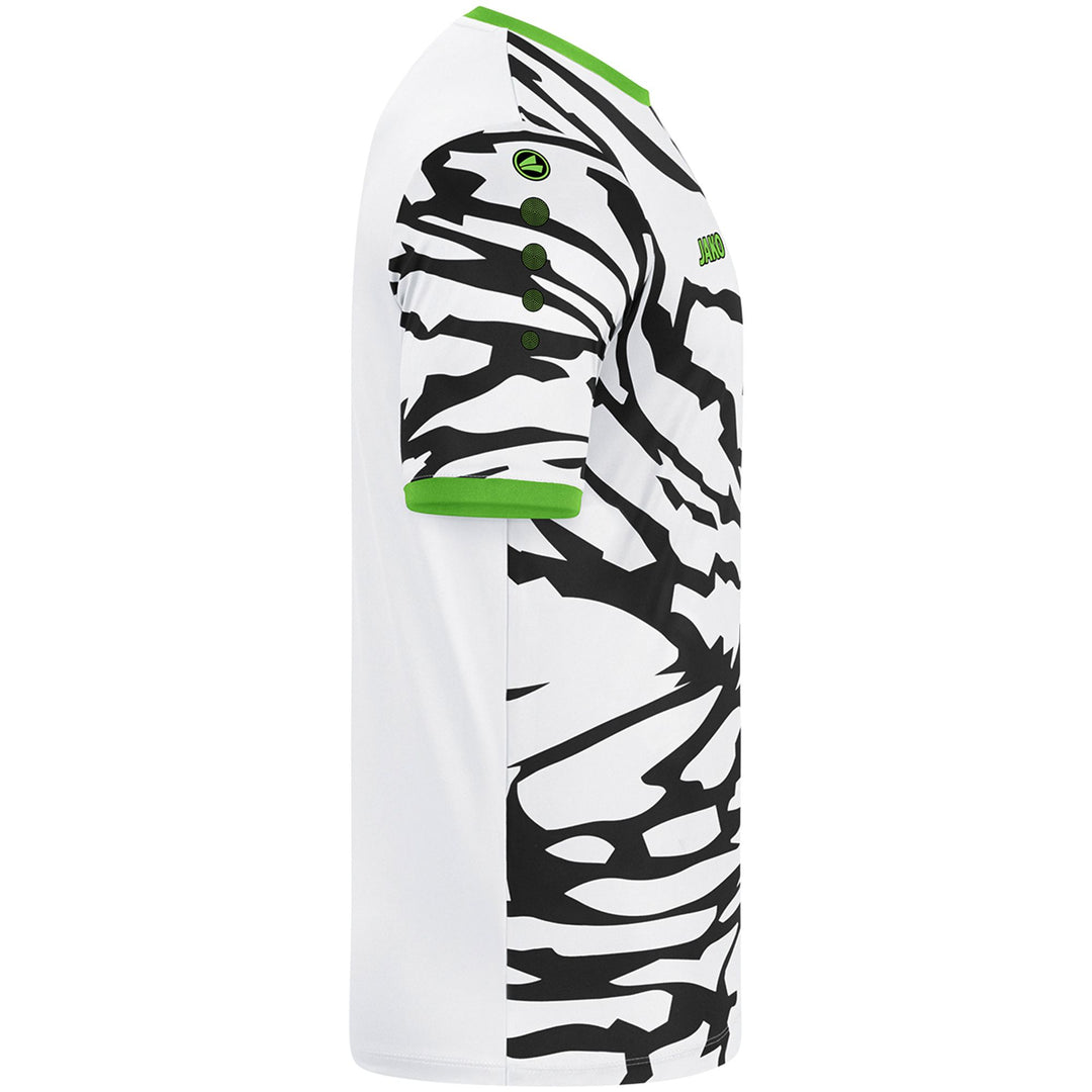Jako Trikot Animal Ka - weiß/schwarz/neongrün