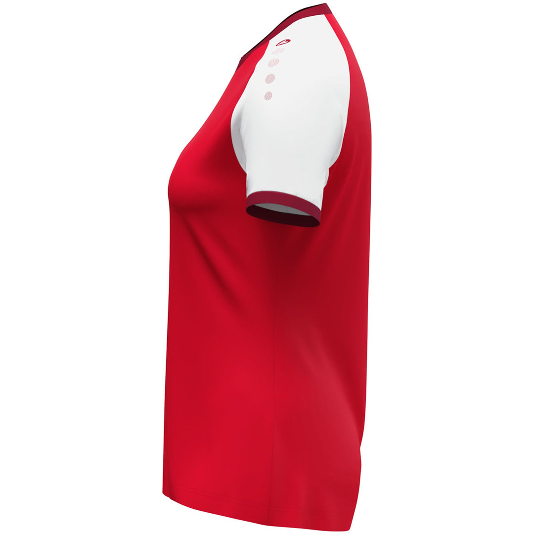 Jako Trikot Dynamic Ka Damen - rot/weiß/dunkelrot