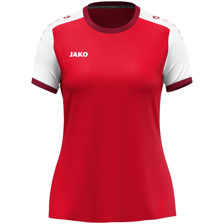 Jako Trikot Dynamic Ka Damen - rot/weiß/dunkelrot