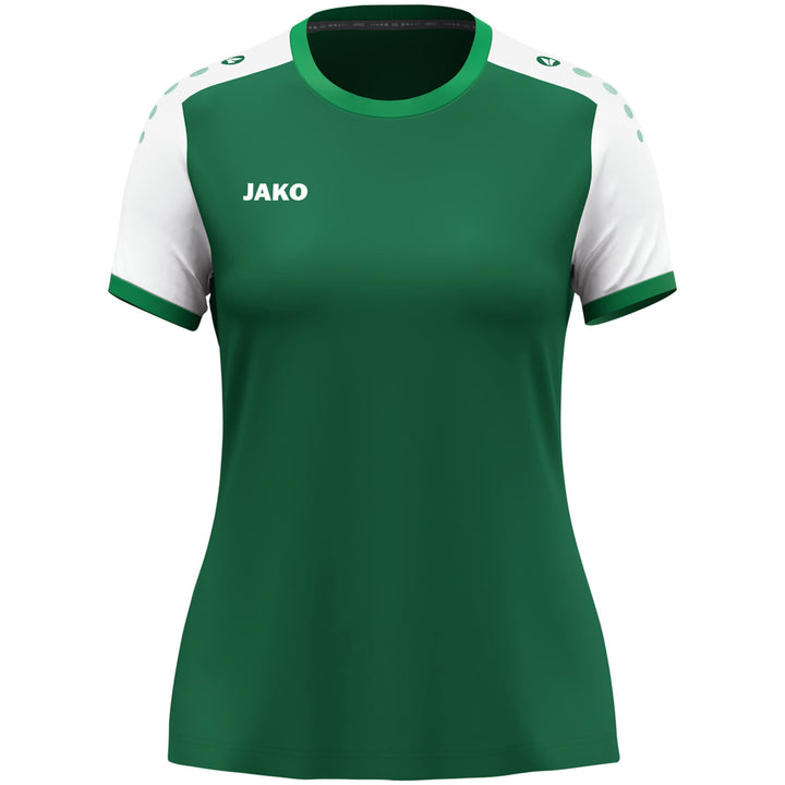 Jako Trikot Dynamic Ka Damen - dunkelgrün/weiß/grün