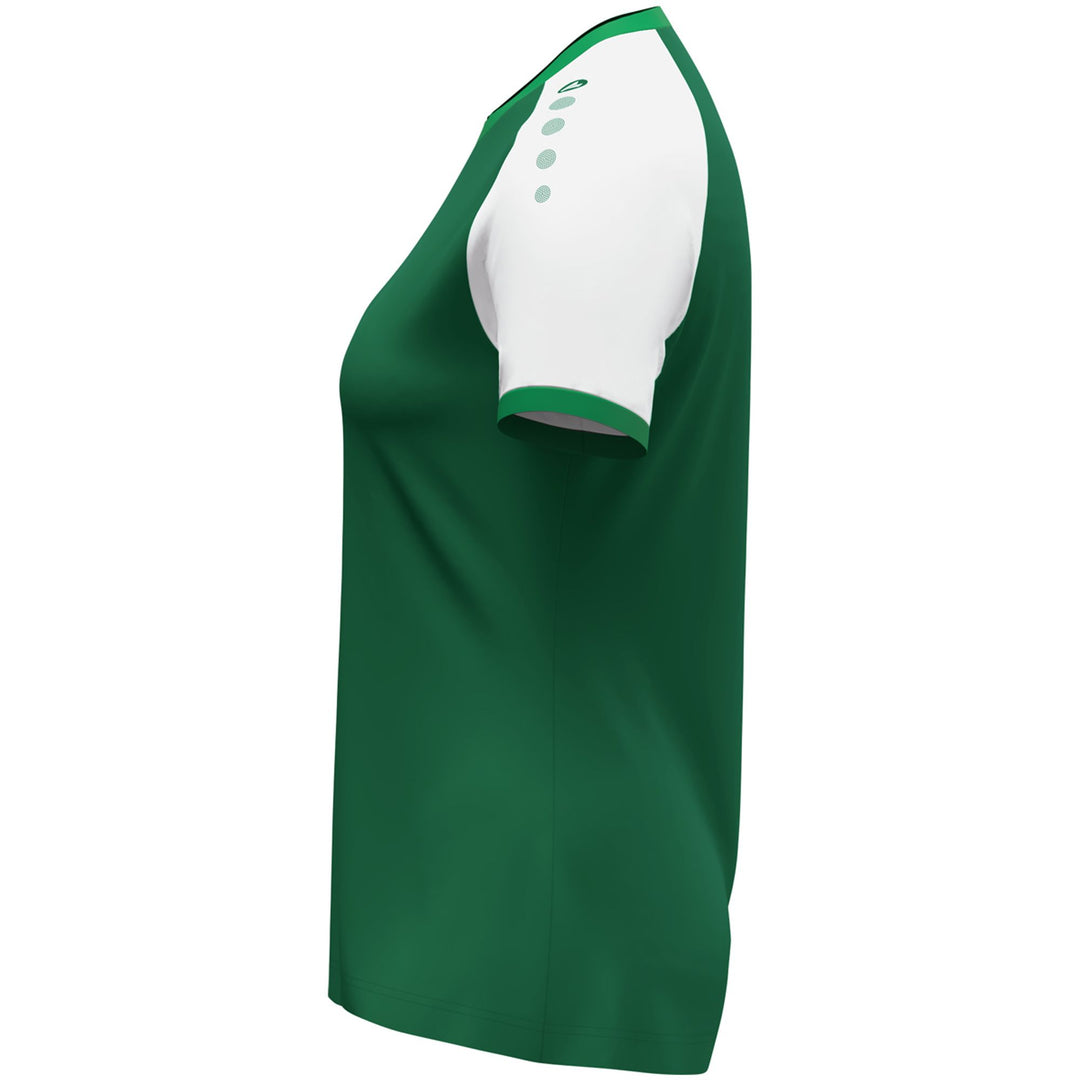 Jako Trikot Dynamic Ka Damen - dunkelgrün/weiß/grün
