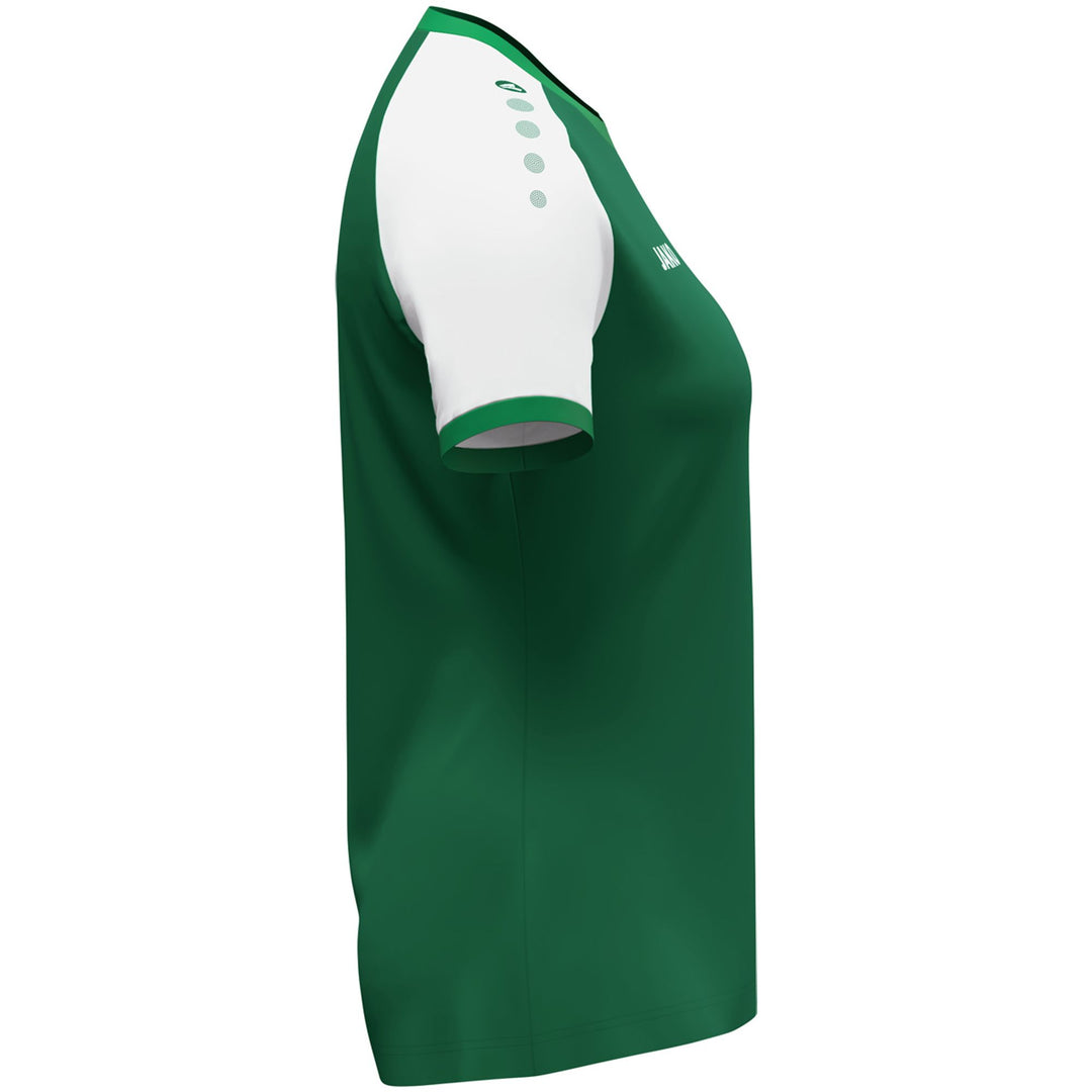 Jako Trikot Dynamic Ka Damen - dunkelgrün/weiß/grün