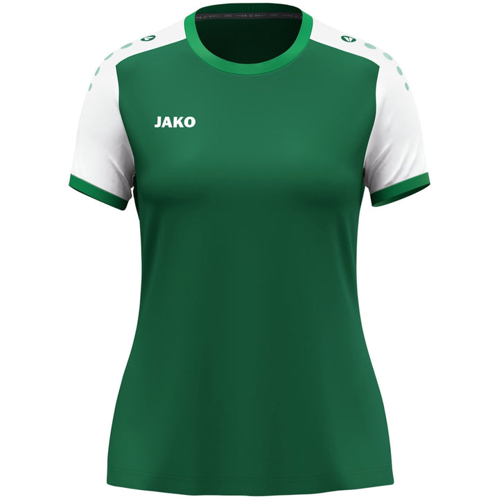 Jako Trikot Dynamic Ka Damen - dunkelgrün/weiß/grün