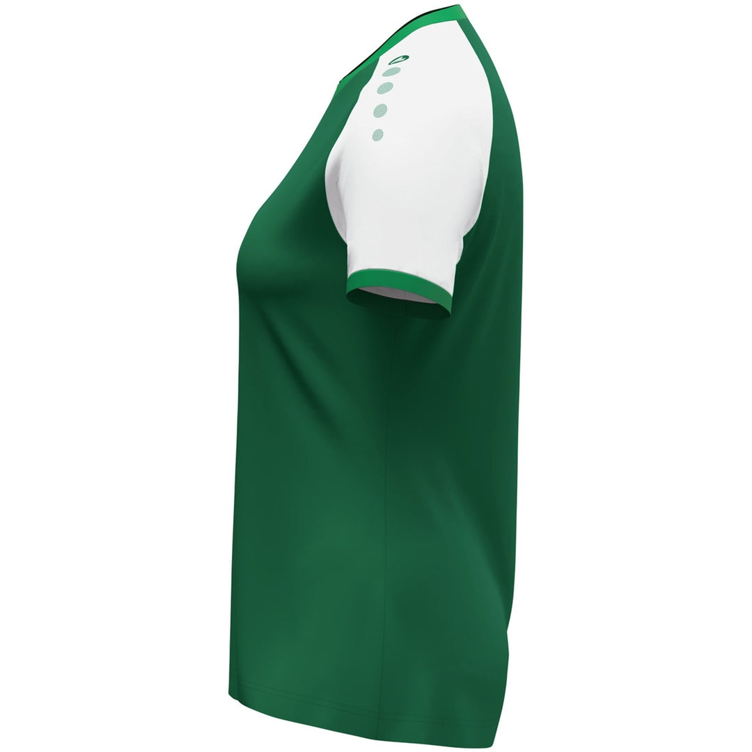 Jako Trikot Dynamic Ka Damen - dunkelgrün/weiß/grün