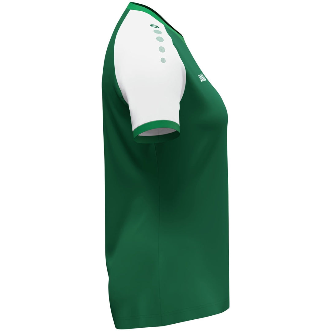 Jako Trikot Dynamic Ka Damen - dunkelgrün/weiß/grün