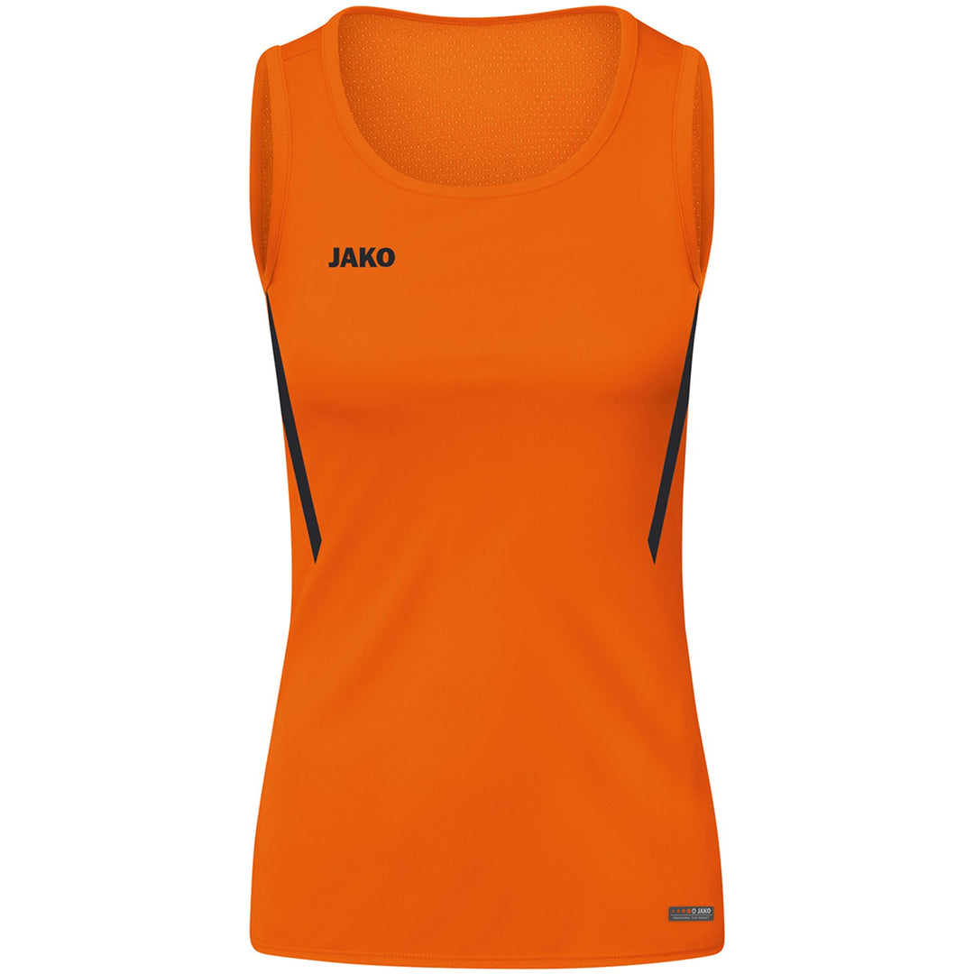 Jako Tanktop Challenge - neonorange/schwarz