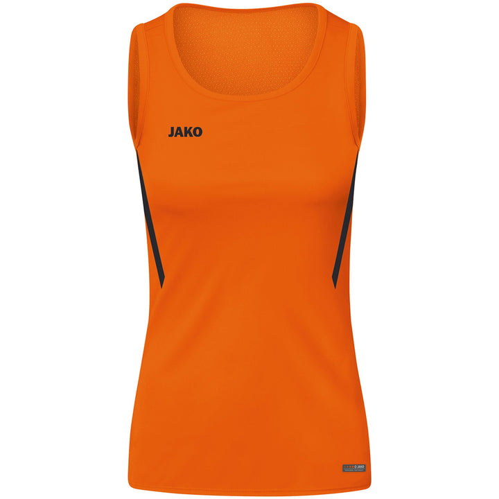 Jako Tanktop Challenge - neonorange/schwarz