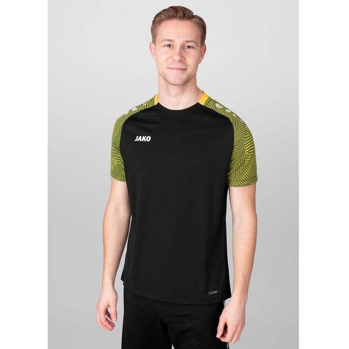 Jako T-Shirt Performance - schwarz/soft yellow