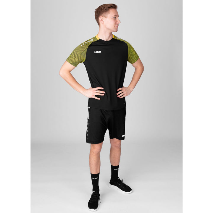 Jako T-Shirt Performance - schwarz/soft yellow