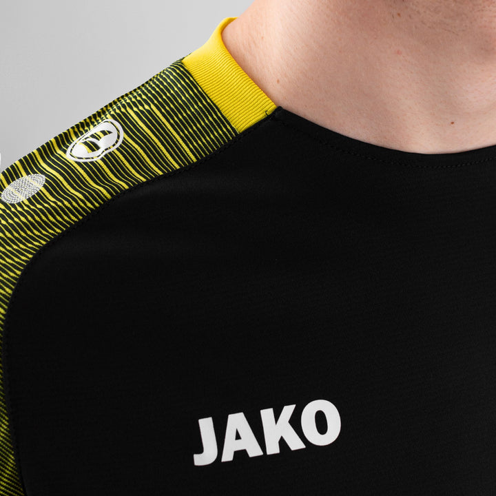 Jako T-Shirt Performance - schwarz/soft yellow