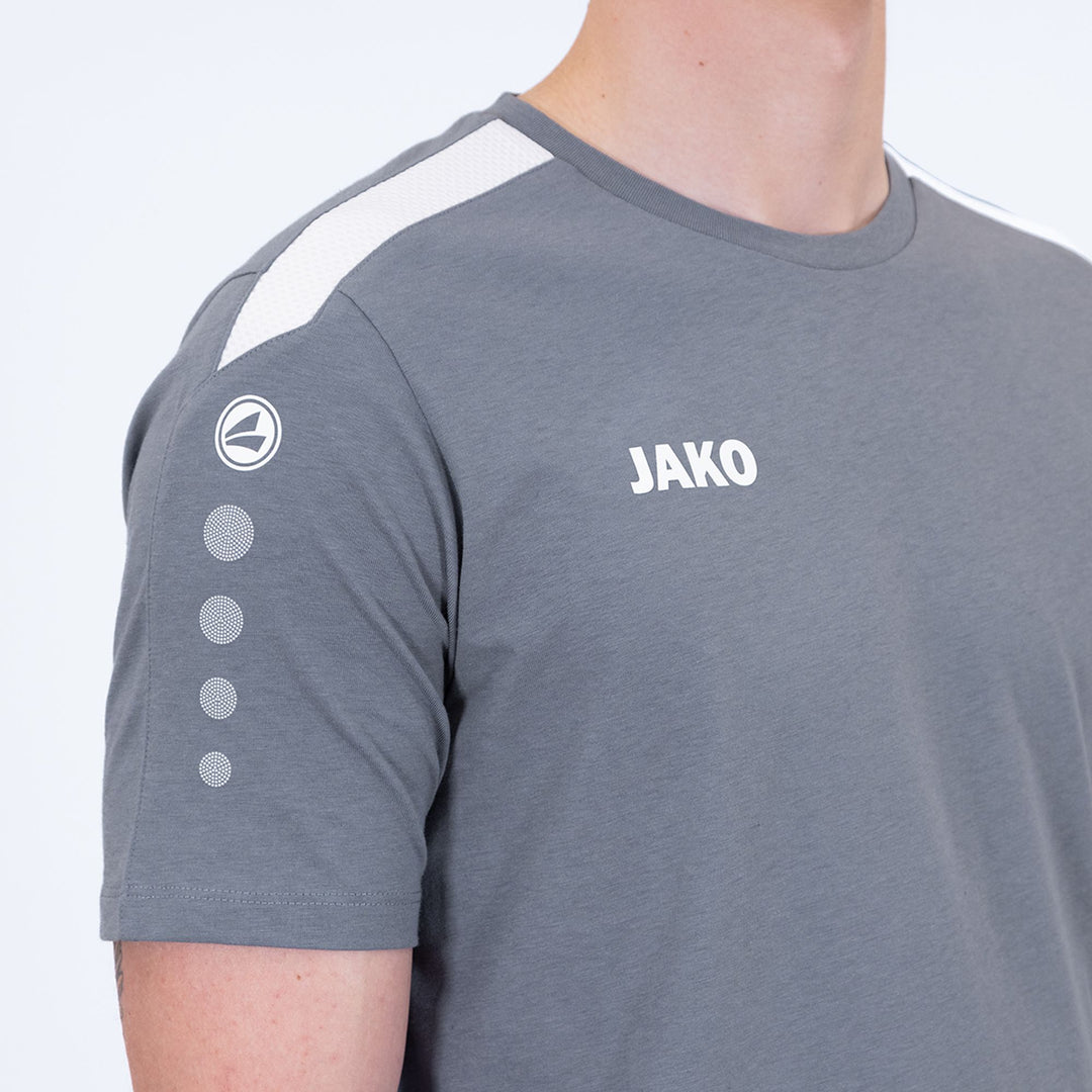Jako T-Shirt Power - steingrau