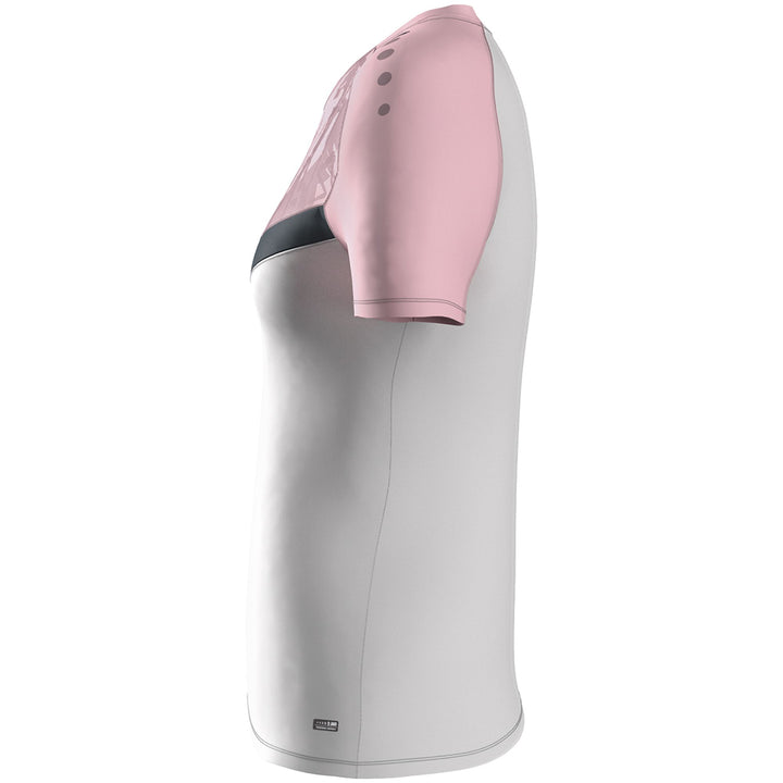 Jako T-Shirt Iconic - soft grey/dusky pink/anthra light
