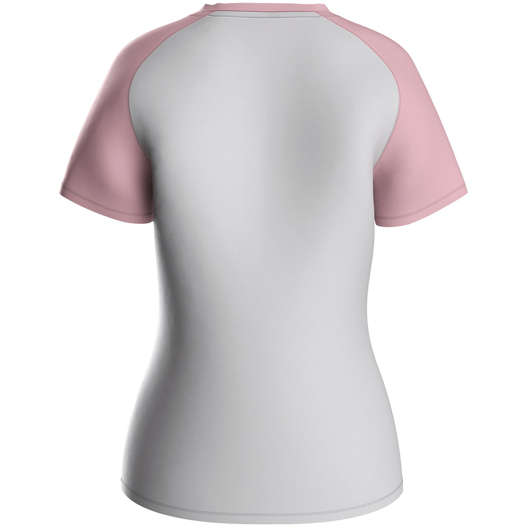 Jako T-Shirt Iconic - soft grey/dusky pink/anthra light