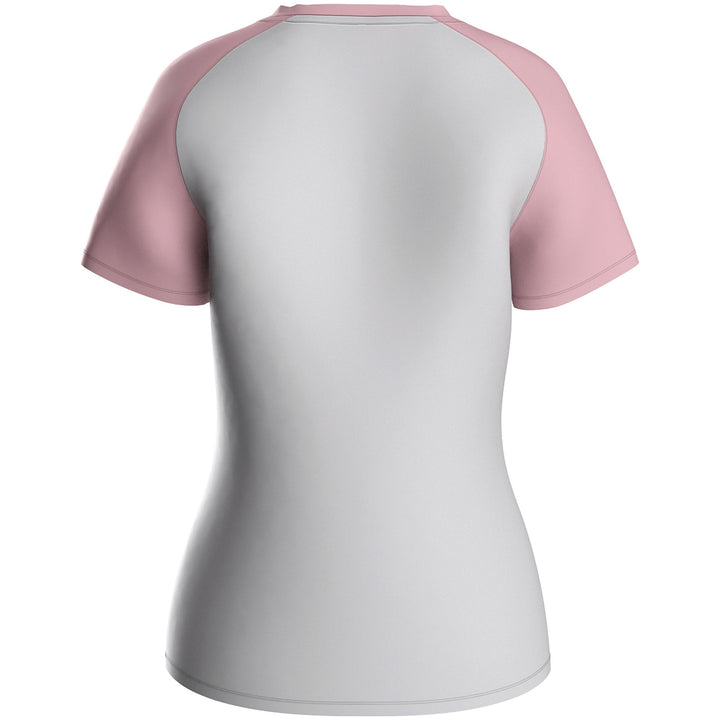 Jako T-Shirt Iconic - soft grey/dusky pink/anthra light