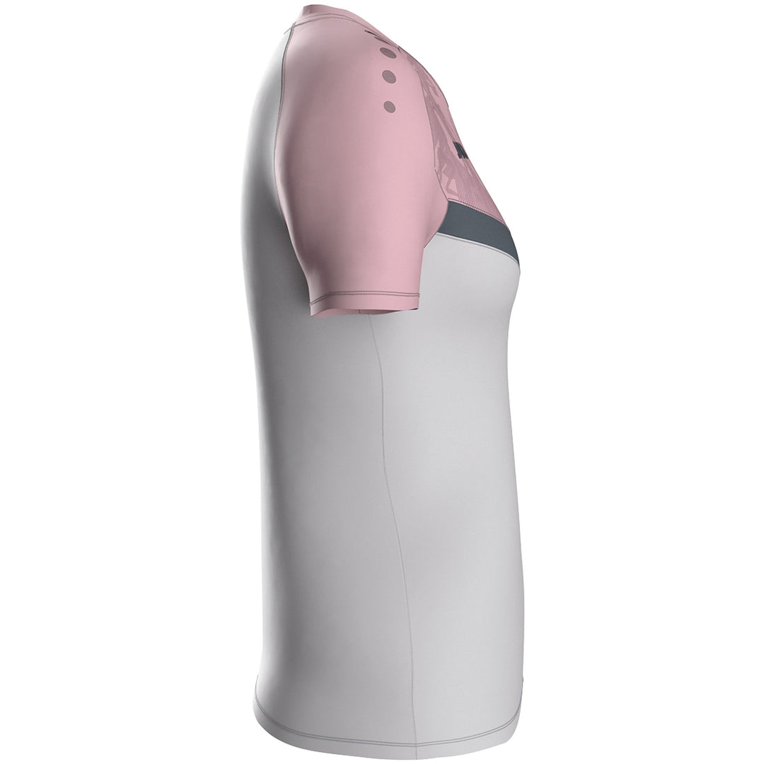 Jako T-Shirt Iconic - soft grey/dusky pink/anthra light