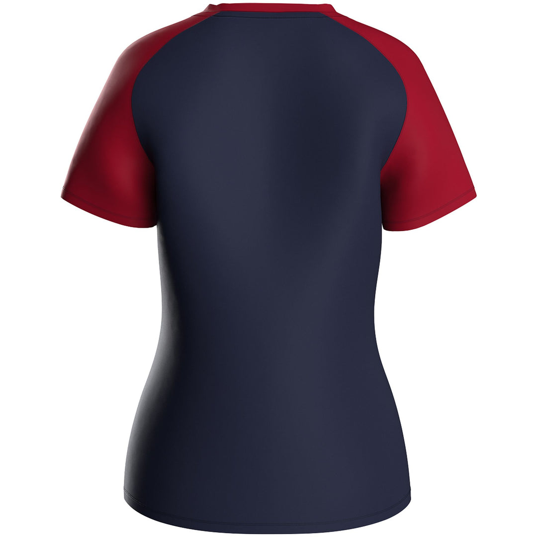 Jako T-Shirt Iconic - marine/chili rot