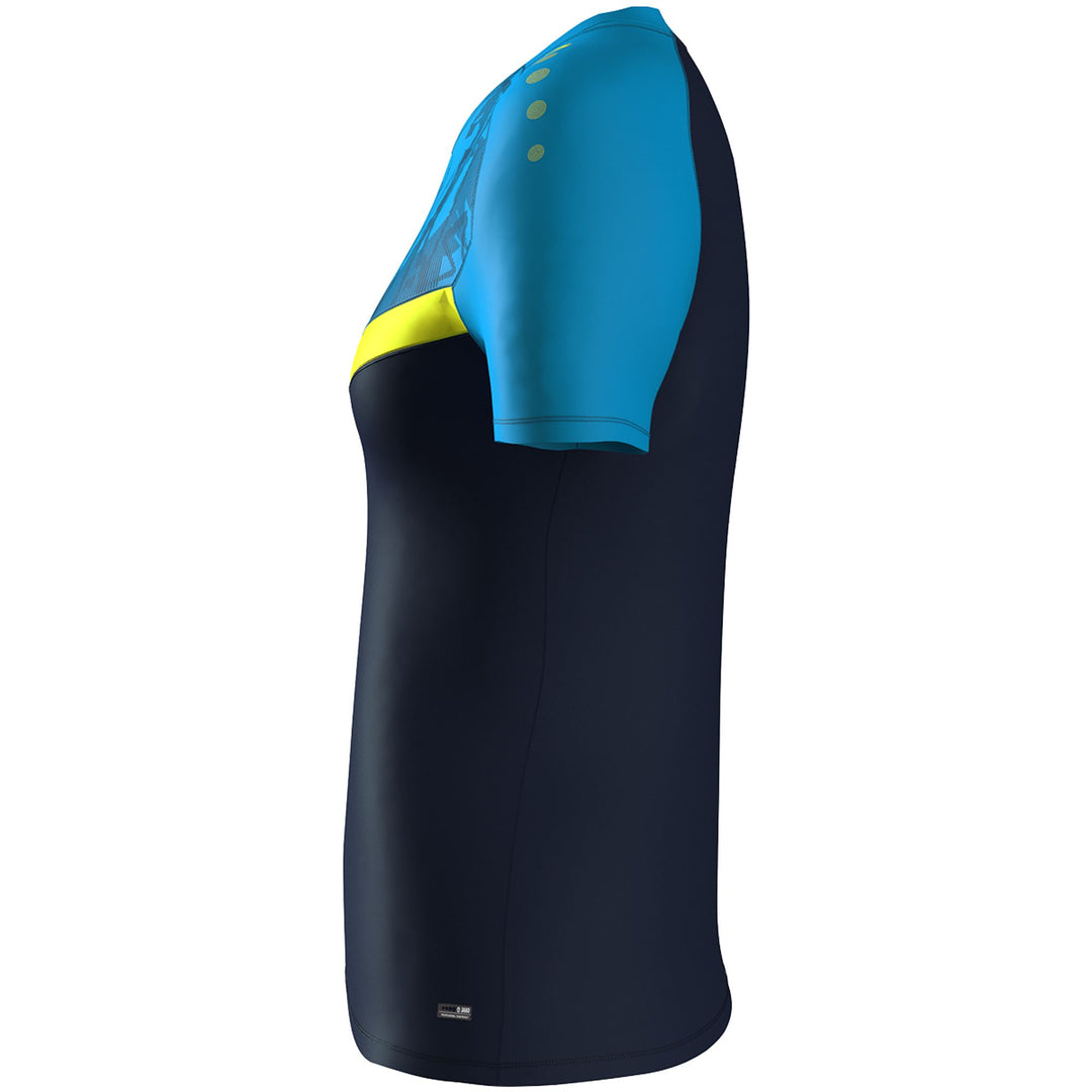 Jako T-Shirt Iconic - marine/jako blau/neongelb