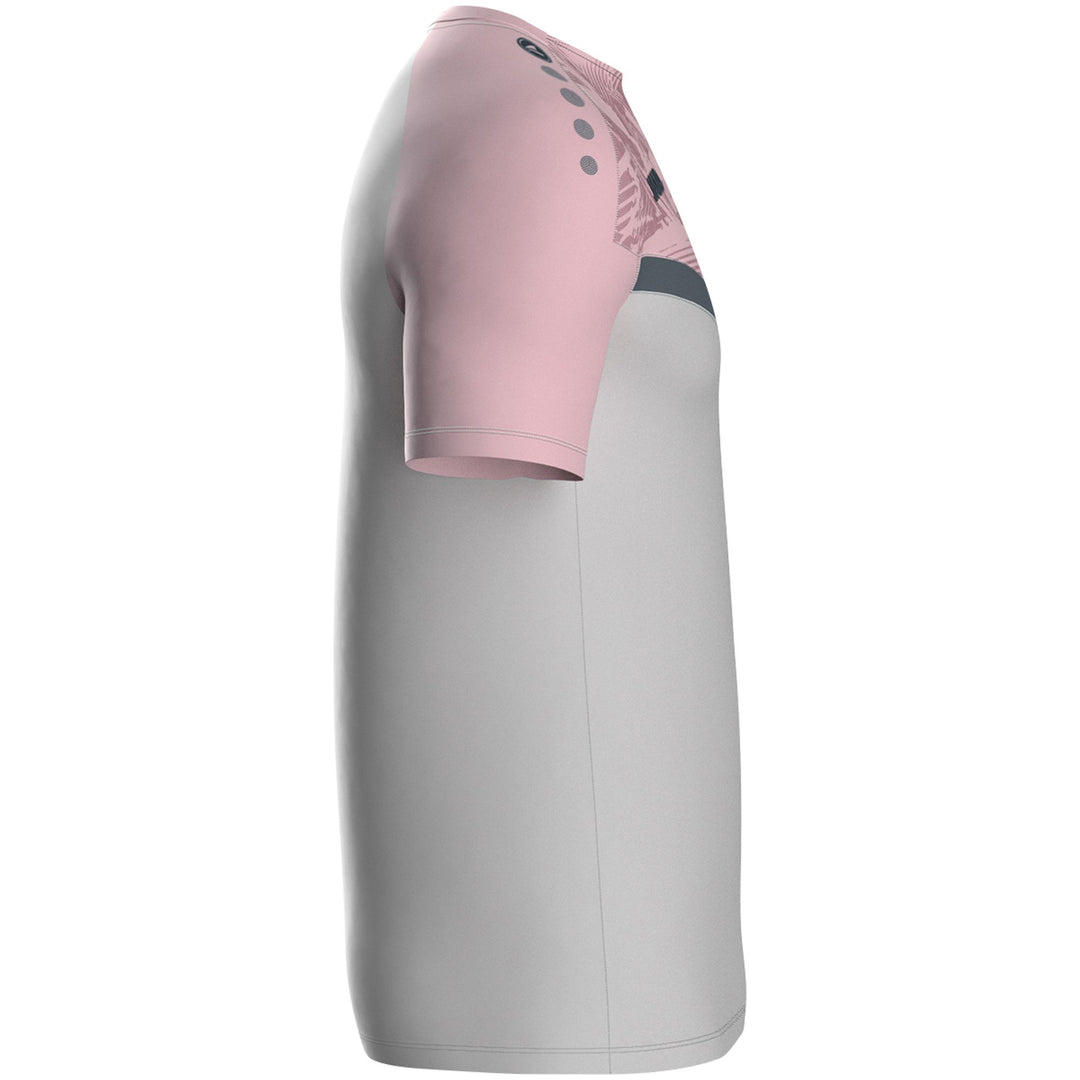 Jako T-Shirt Iconic - soft grey/dusky pink/anthra light