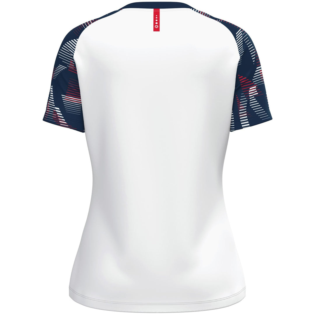Jako T-Shirt Sonic Damen - weiß/marine/rot