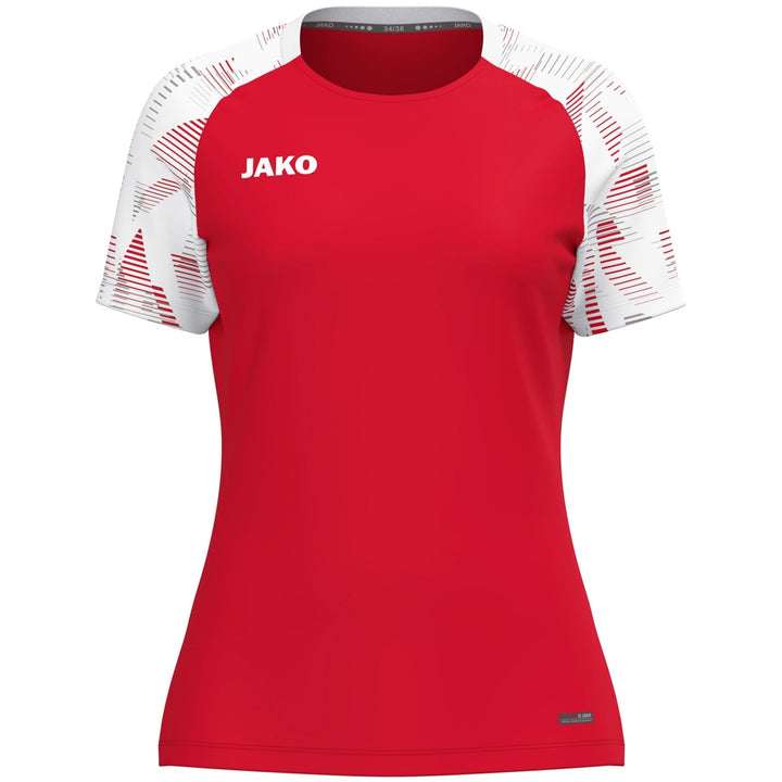 Jako T-Shirt Sonic Damen - rot/weiß