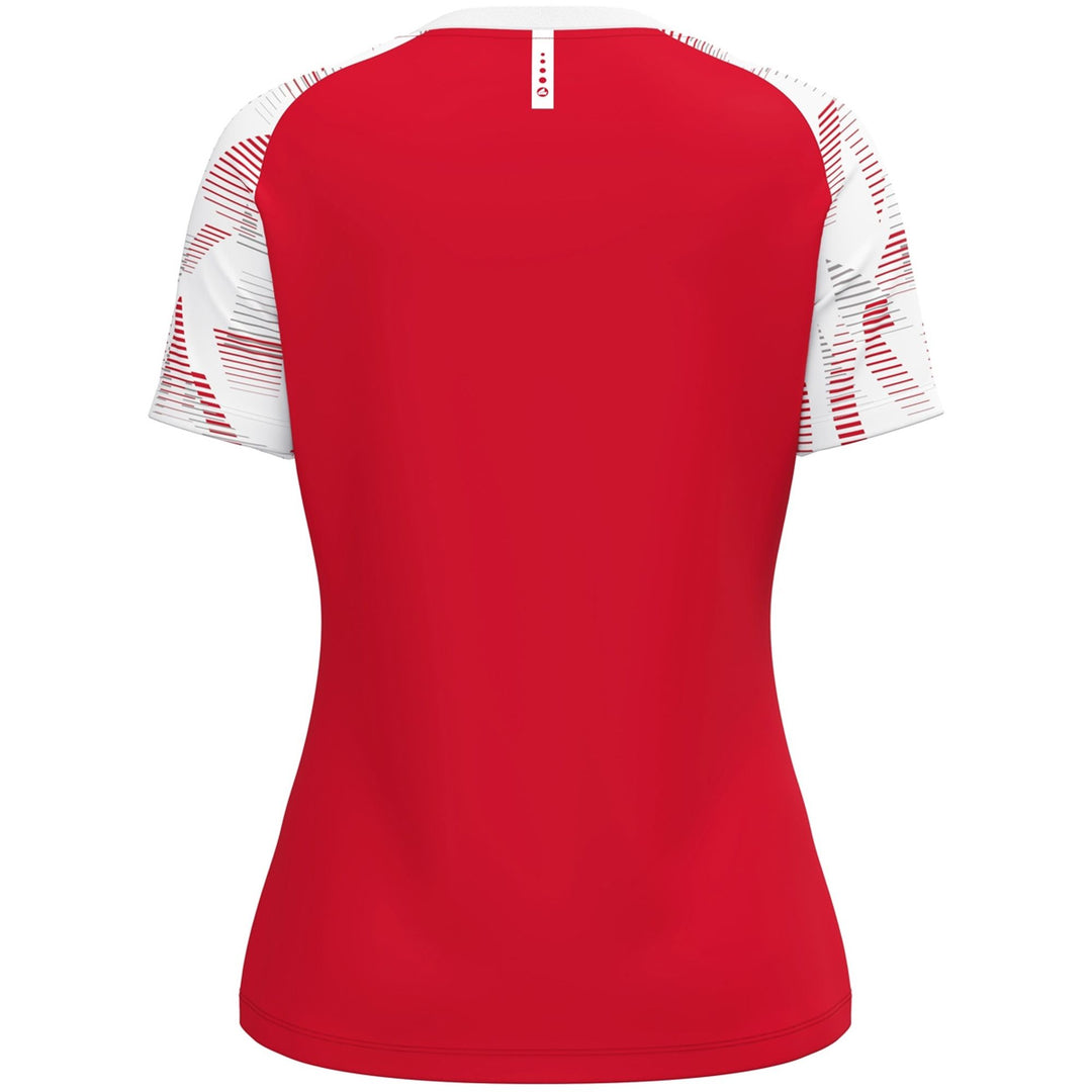 Jako T-Shirt Sonic Damen - rot/weiß