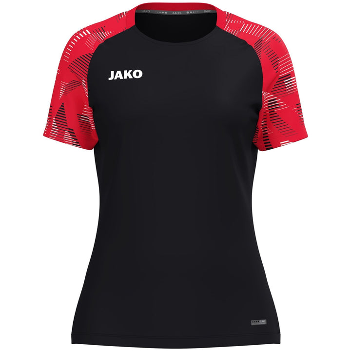 Jako T-Shirt Sonic Damen - schwarz/rot