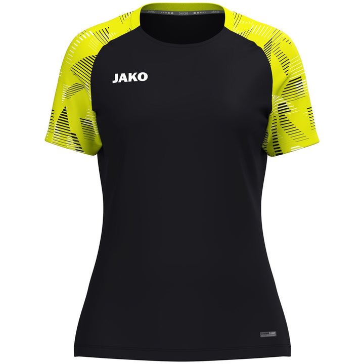 Jako T-Shirt Sonic Damen - schwarz/neongelb
