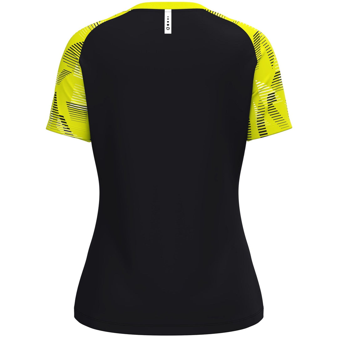 Jako T-Shirt Sonic Damen - schwarz/neongelb