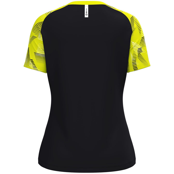Jako T-Shirt Sonic Damen - schwarz/neongelb