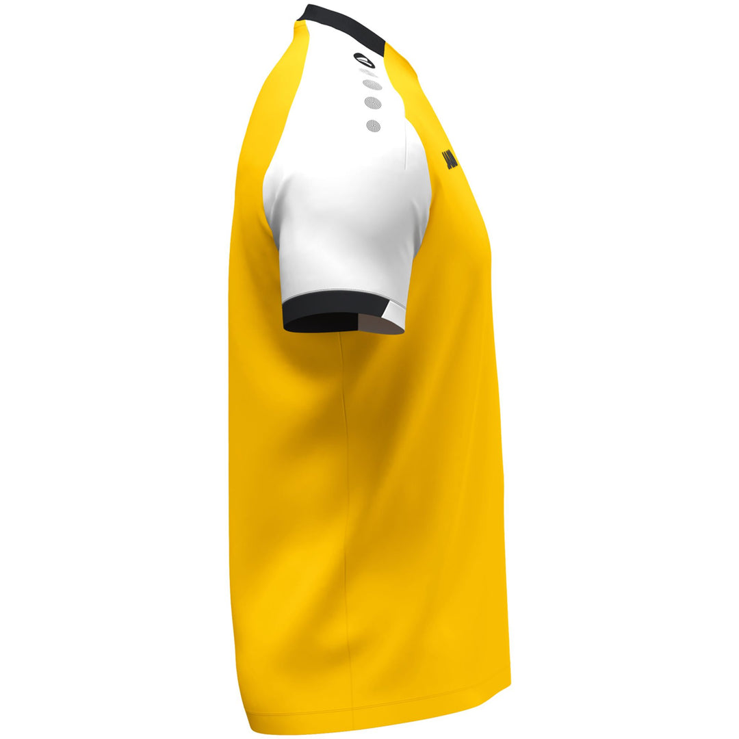 Jako T-Shirt Dynamic - gelb/weiß/schwarz