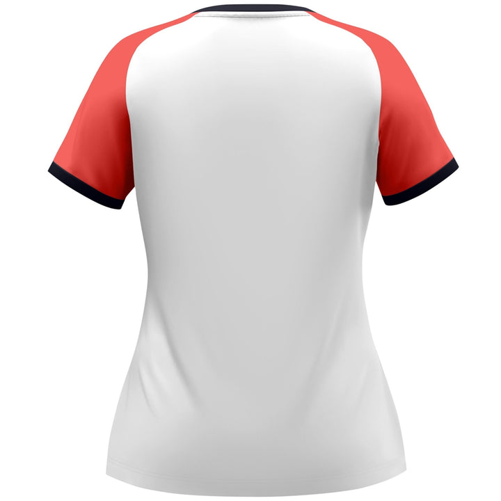 Jako T-Shirt Dynamic Damen - weiß/coral/marine