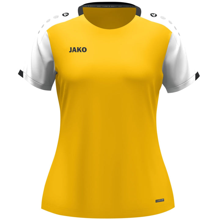 Jako T-Shirt Dynamic Damen - gelb/weiß/schwarz