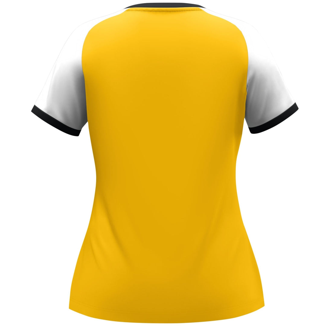 Jako T-Shirt Dynamic Damen - gelb/weiß/schwarz