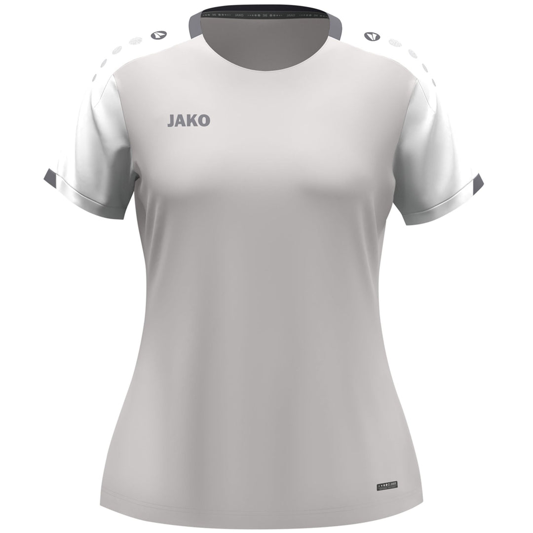 Jako T-Shirt Dynamic Damen - hellgrau/weiß/grau