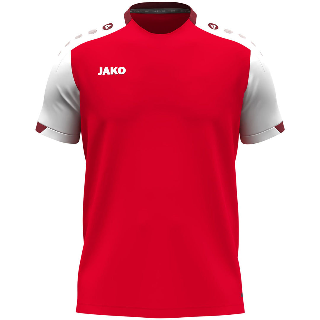 Jako T-Shirt Dynamic - rot/weiß/dunkelrot