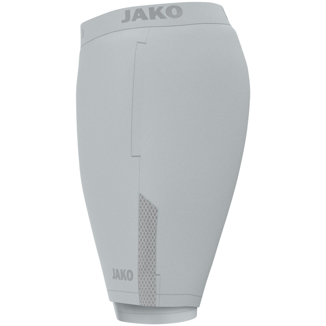 Jako 2-In-1 Short Power - hellgrau