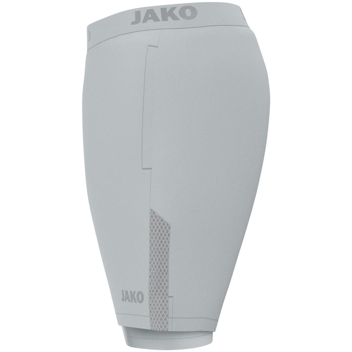 Jako 2-In-1 Short Power - hellgrau