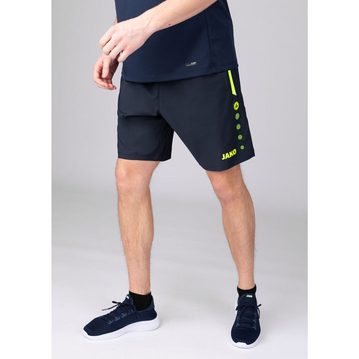 Jako Short Allround - marine/neongelb