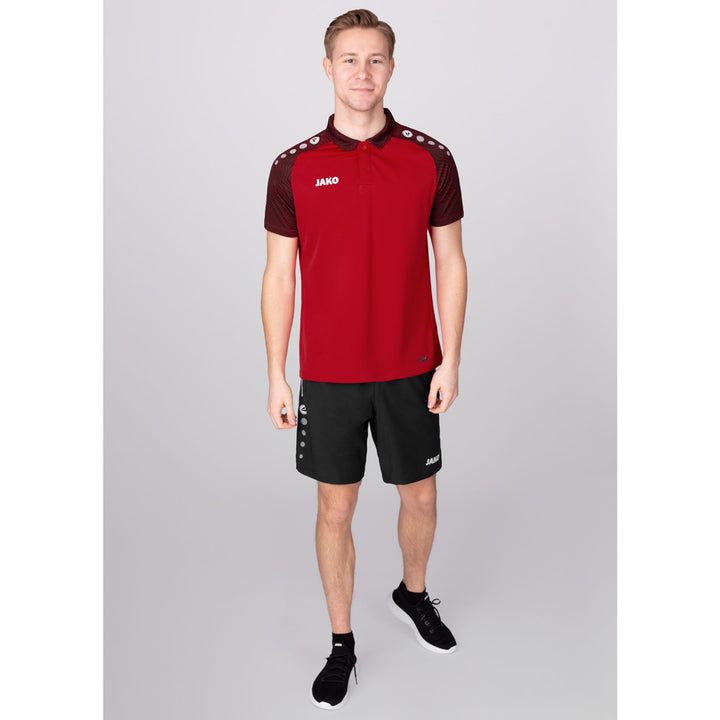 Jako Polo Performance - rot/schwarz