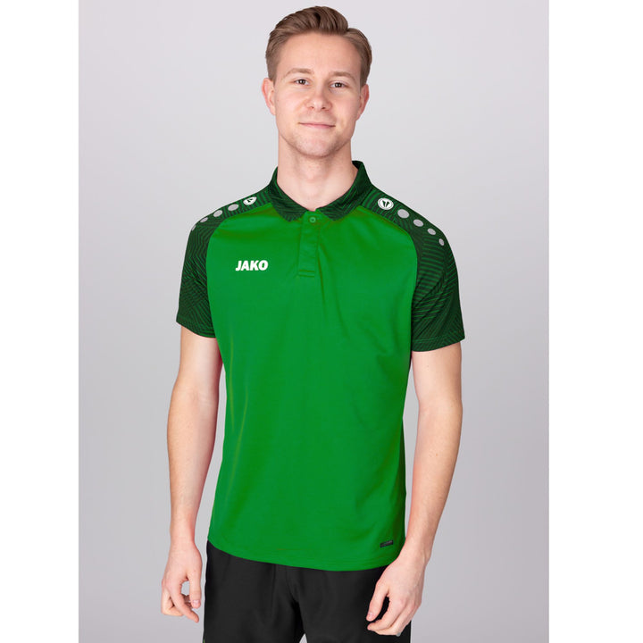Jako Polo Performance - soft green/schwarz
