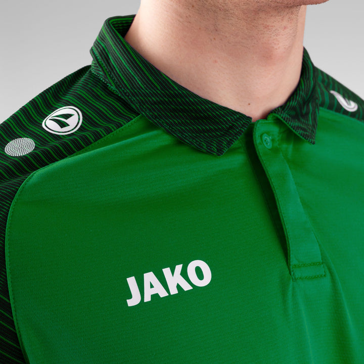 Jako Polo Performance - soft green/schwarz