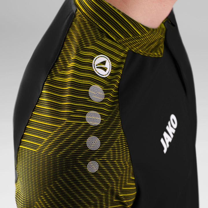 Jako Polo Performance - schwarz/soft yellow
