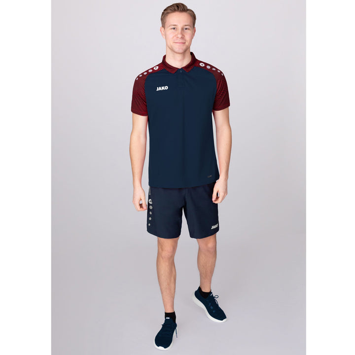 Jako Polo Performance - marine/rot